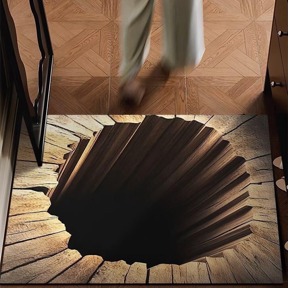 Endless Abyss Illusion Doormat - Mind-Bending 3D Visual Effect