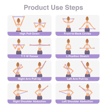 💦Figure 8 Resistance Bands – Silicone Exercise Bands for Women💦💦