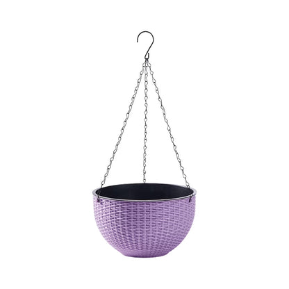 Limited-Time Deal | 15-Day Self-Watering Woven Hanging Planter