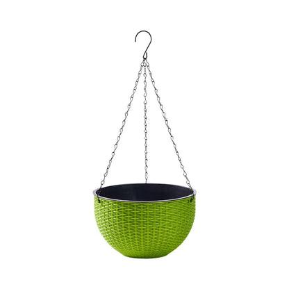Limited-Time Deal | 15-Day Self-Watering Woven Hanging Planter
