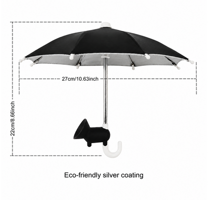 Universal Adjustable Phone Umbrella & Suction Cup Stand