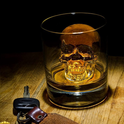 🥳2026 HOT SALE💀🧊 50% OFF! DIY Silicone Skull Ice Cube Tray – Giant slow-melt skull for whiskey, cocktails & more.✨