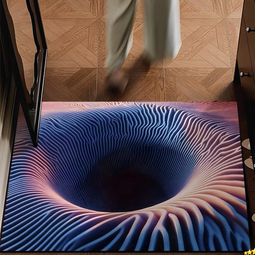 Endless Abyss Illusion Doormat - Mind-Bending 3D Visual Effect