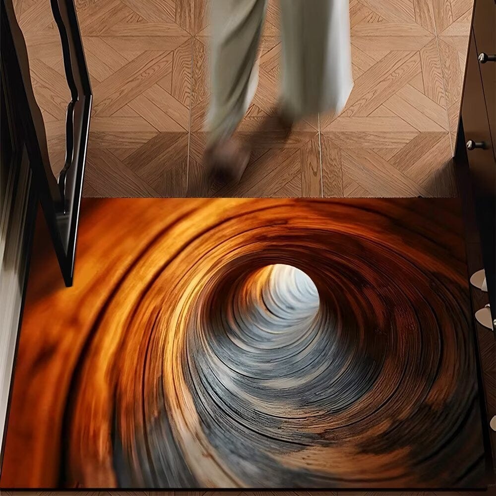 Endless Abyss Illusion Doormat - Mind-Bending 3D Visual Effect