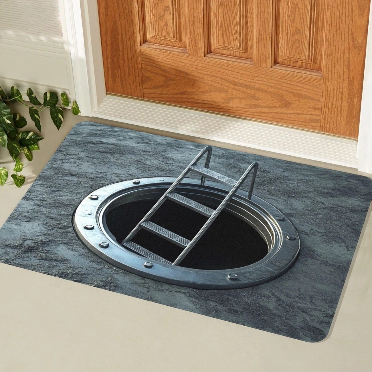 Endless Abyss Illusion Doormat - Mind-Bending 3D Visual Effect