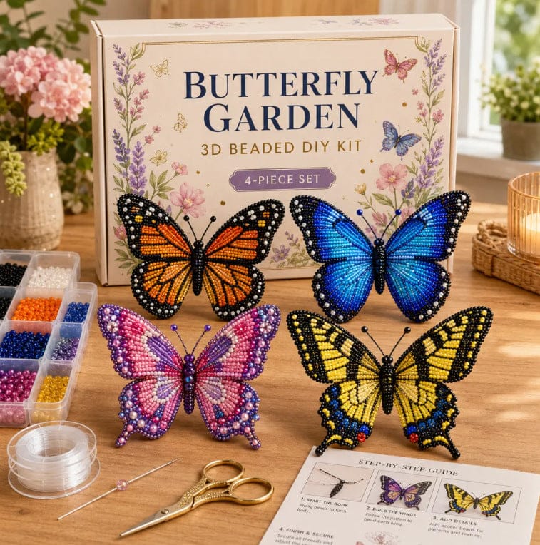 🧵🐦 3D Beaded Animal DIY Kit | Perfect Gift for Craft & Animal Lovers ✨