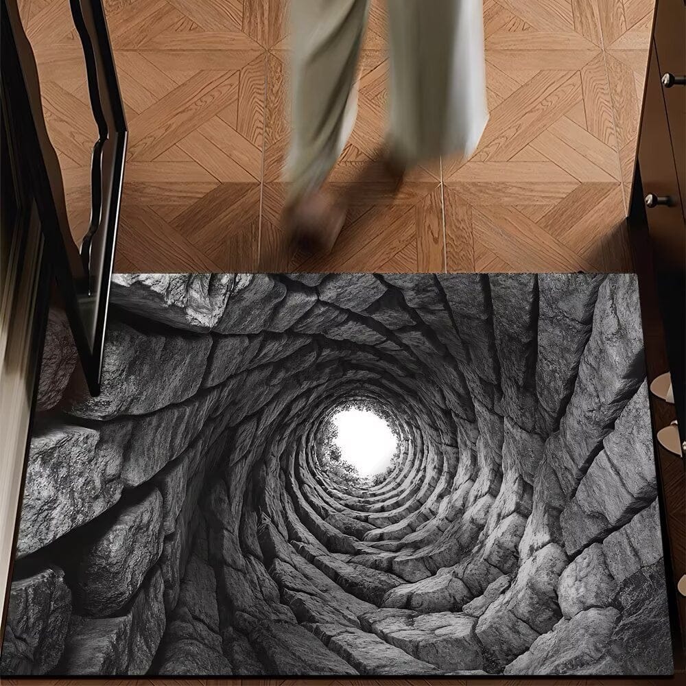 Endless Abyss Illusion Doormat - Mind-Bending 3D Visual Effect