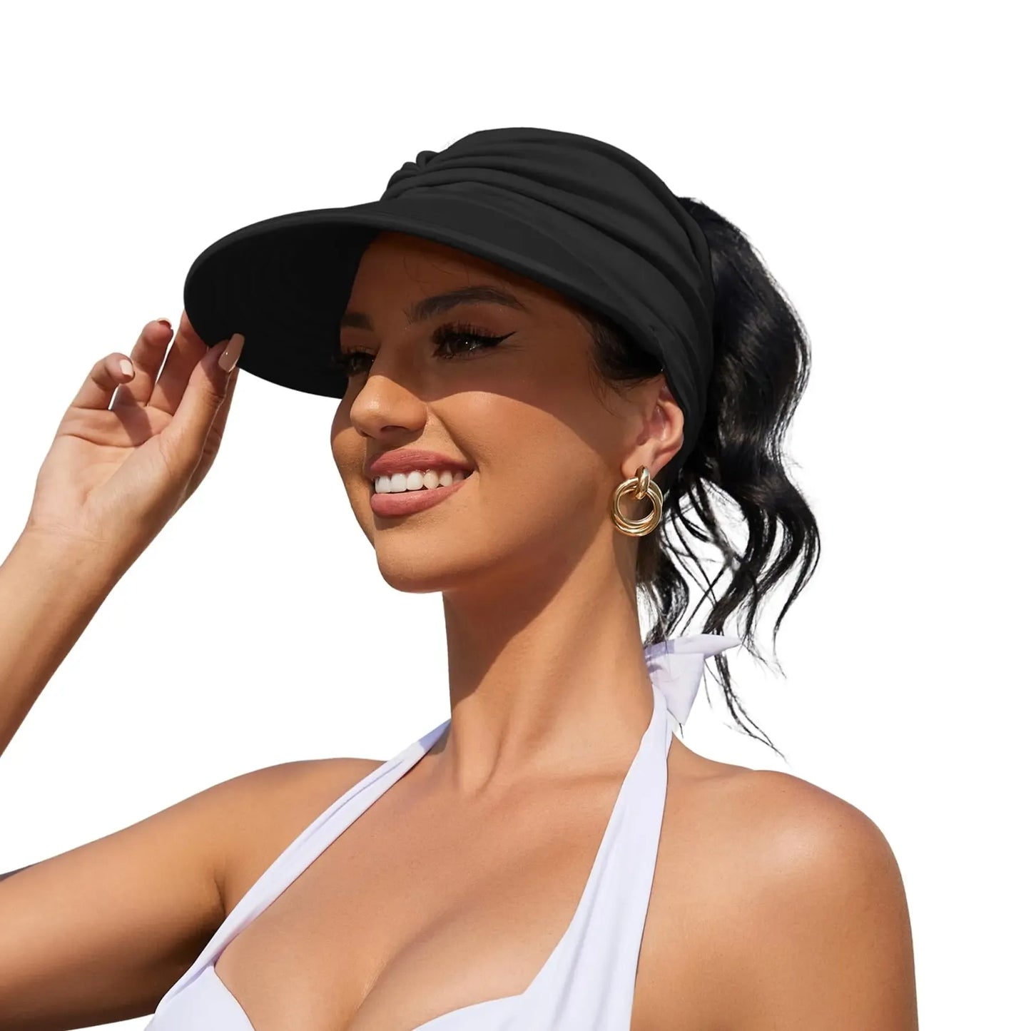 Women’s UPF 50+ UV Protection Sun Visor Hat