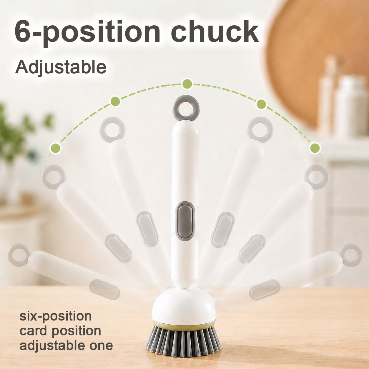 THE ULTIMATE 6-IN-1 KITCHEN CLEANING TOOL