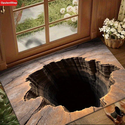 Endless Abyss Illusion Doormat - Mind-Bending 3D Visual Effect