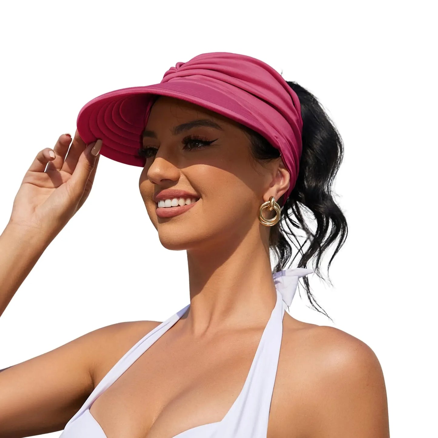Women’s UPF 50+ UV Protection Sun Visor Hat