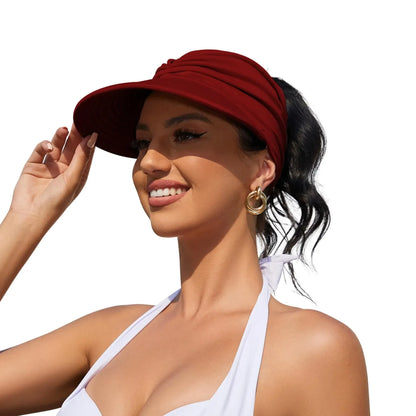 Women’s UPF 50+ UV Protection Sun Visor Hat