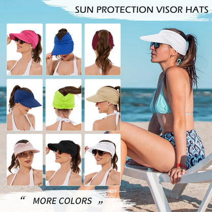 Women’s UPF 50+ UV Protection Sun Visor Hat