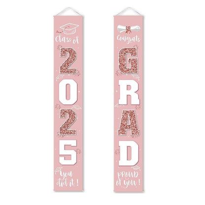 🔥LAST DAY 50% OFF - 🎓Class of 2026 Graduation Banner | Congrats Grad Front Door Porch Decor for Graduation Party