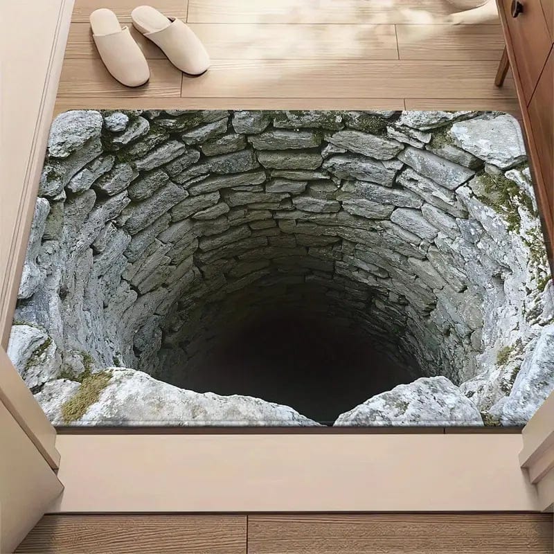 Endless Abyss Illusion Doormat - Mind-Bending 3D Visual Effect