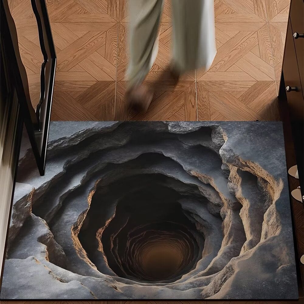 Endless Abyss Illusion Doormat - Mind-Bending 3D Visual Effect