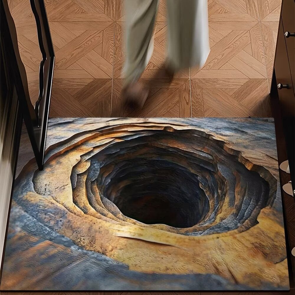 Endless Abyss Illusion Doormat - Mind-Bending 3D Visual Effect