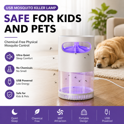 🦟 50% OFF! UV Mosquito Killer Lamp – quiet, USB, chemical-free. 50K+ sold! 🔇🌙