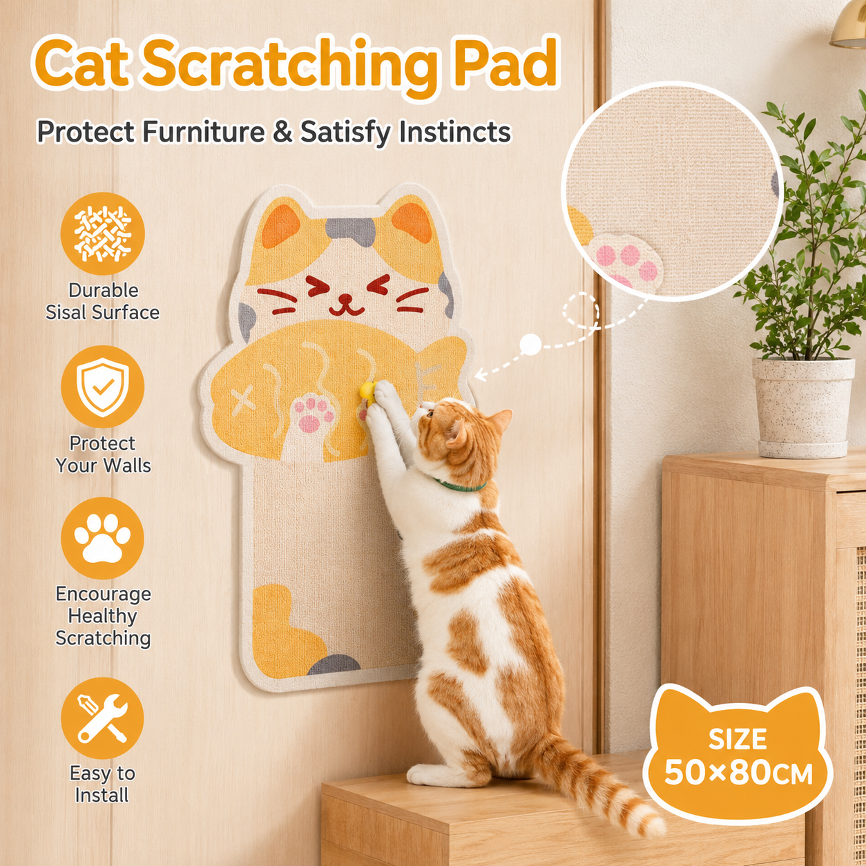 ANTI-SCRATCHING CARPET FOR CATS