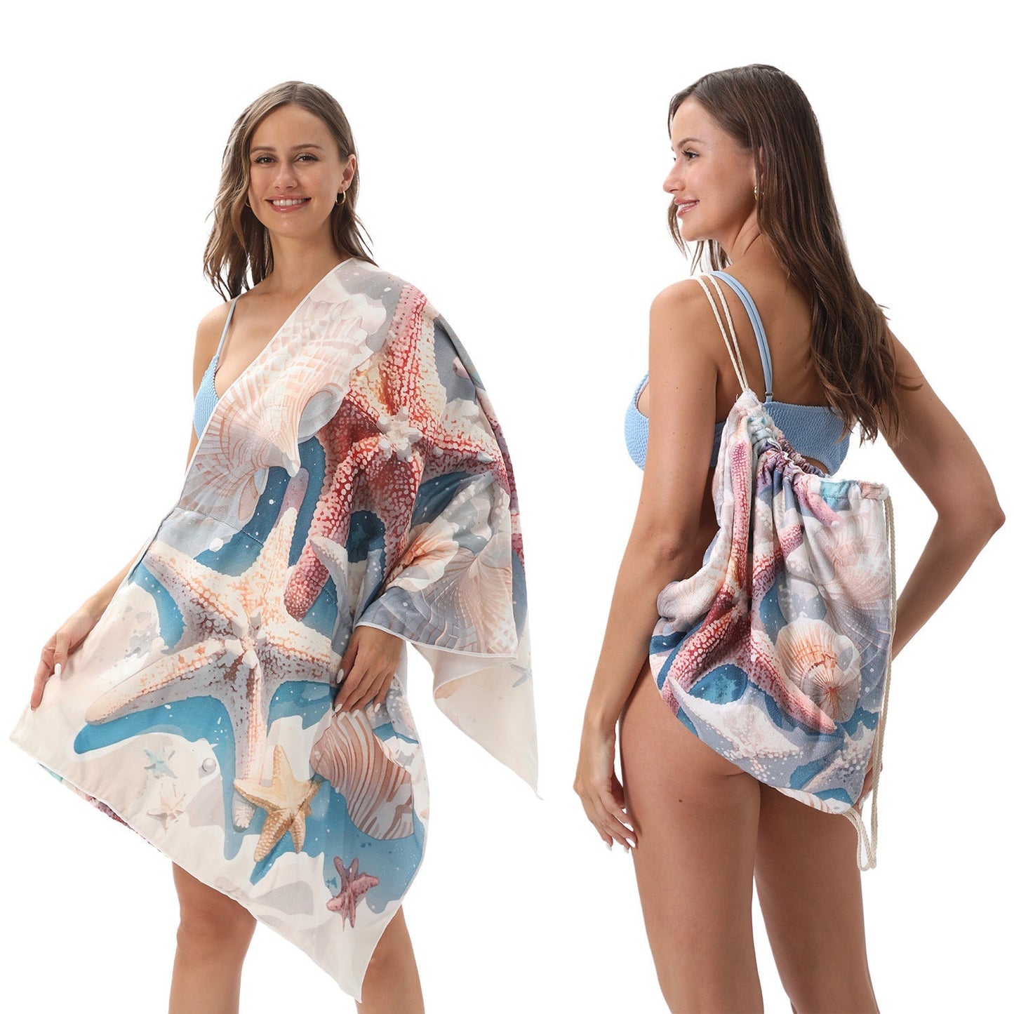 ✨ Luxury 2-in-1 Organic Cotton Towel Bag