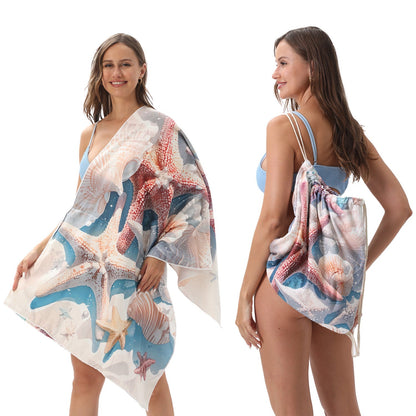 ✨ Luxury 2-in-1 Organic Cotton Towel Bag