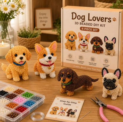 🧵🐦 3D Beaded Animal DIY Kit | Perfect Gift for Craft & Animal Lovers ✨