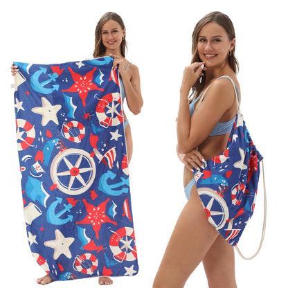 ✨ Luxury 2-in-1 Organic Cotton Towel Bag
