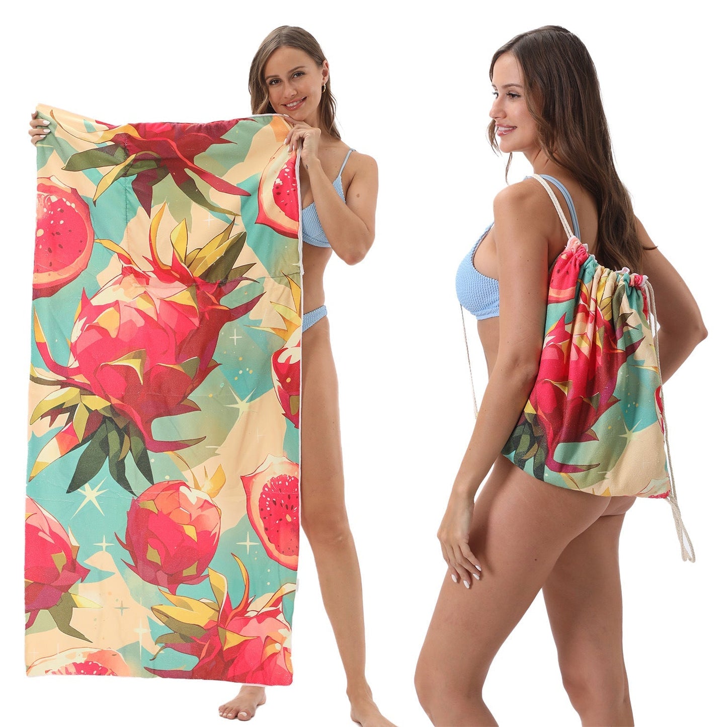 ✨ Luxury 2-in-1 Organic Cotton Towel Bag