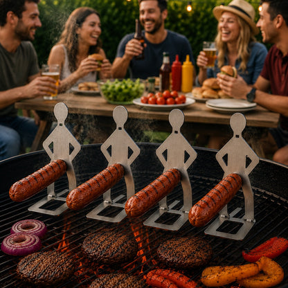 Spitting Cobra Stainless Steel BBQ Sausage Holders