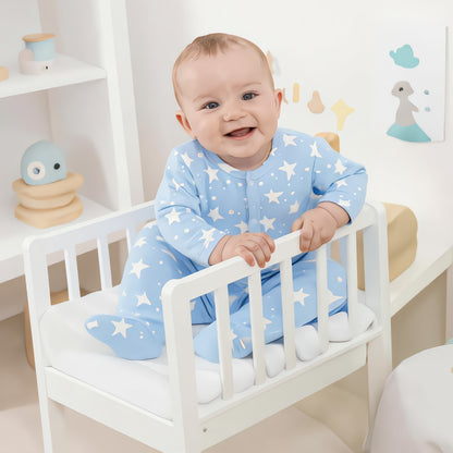 Starry Night Footed Baby Romper