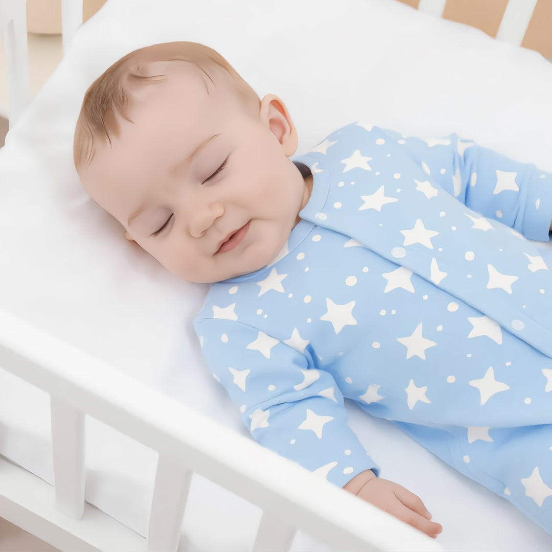 Starry Night Footed Baby Romper