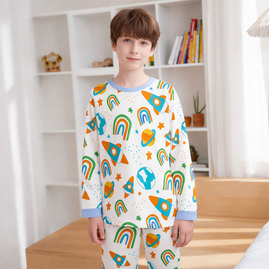 Cosmic Journey Long-Sleeve Pajama Set