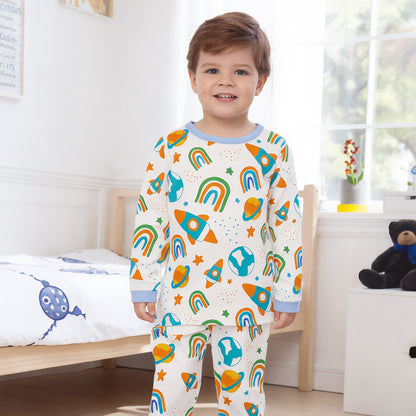 Cosmic Journey Long-Sleeve Pajama Set