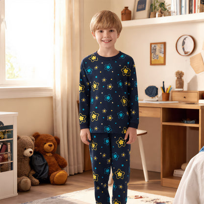 Midnight Star Glimmer Long-Sleeve Pajama Set