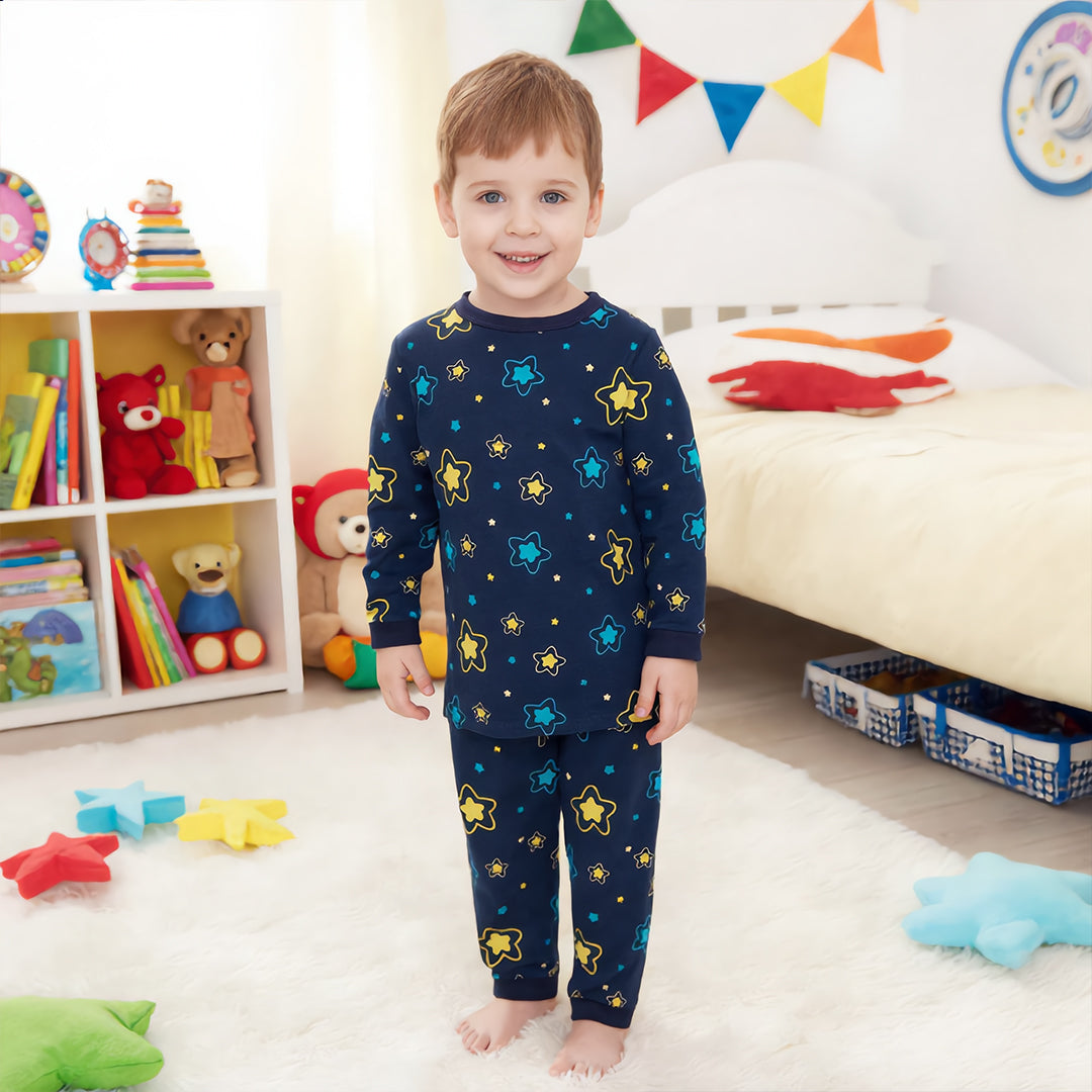 Midnight Star Glimmer Long-Sleeve Pajama Set