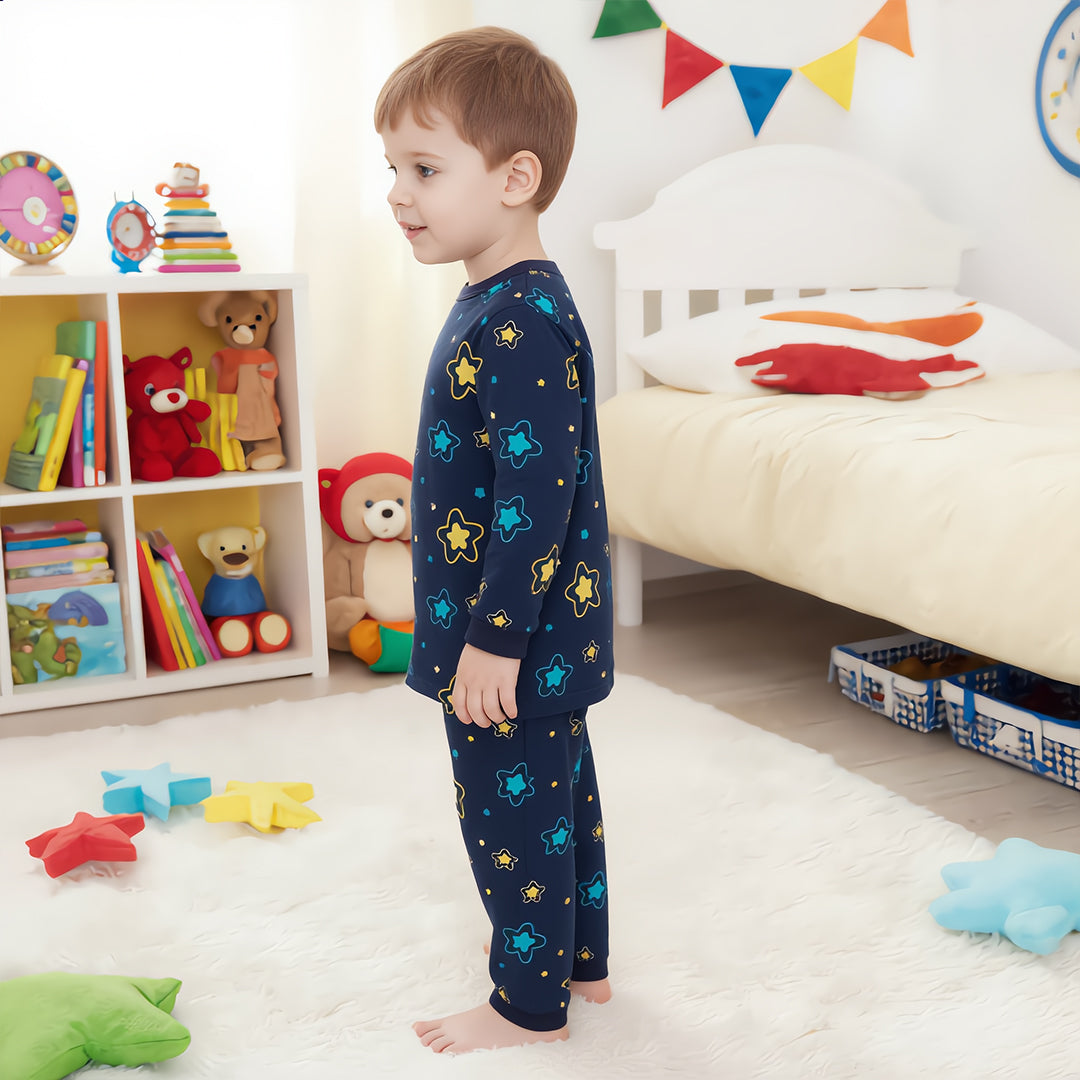 Midnight Star Glimmer Long-Sleeve Pajama Set
