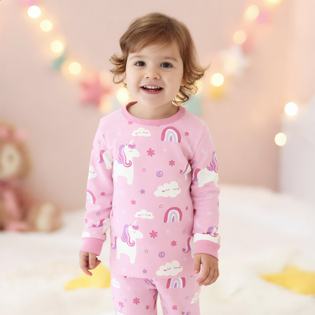 Magical Unicorn Long-Sleeve Pajama Set