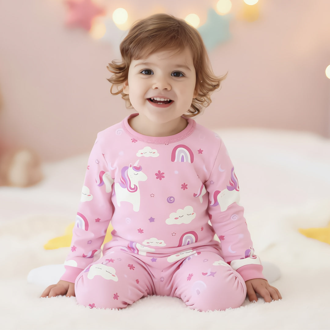 Magical Unicorn Long-Sleeve Pajama Set