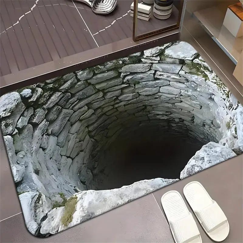 Endless Abyss Illusion Doormat - Mind-Bending 3D Visual Effect