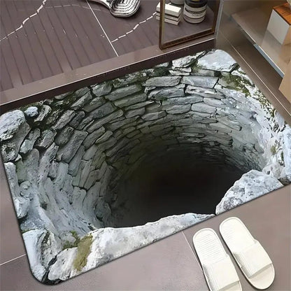 Endless Abyss Illusion Doormat - Mind-Bending 3D Visual Effect