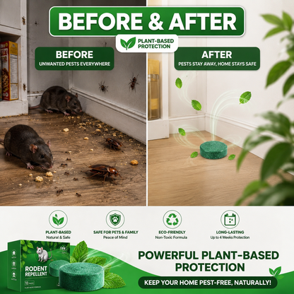 Natural Peppermint Rodent Repellent Tablets 10 Pack