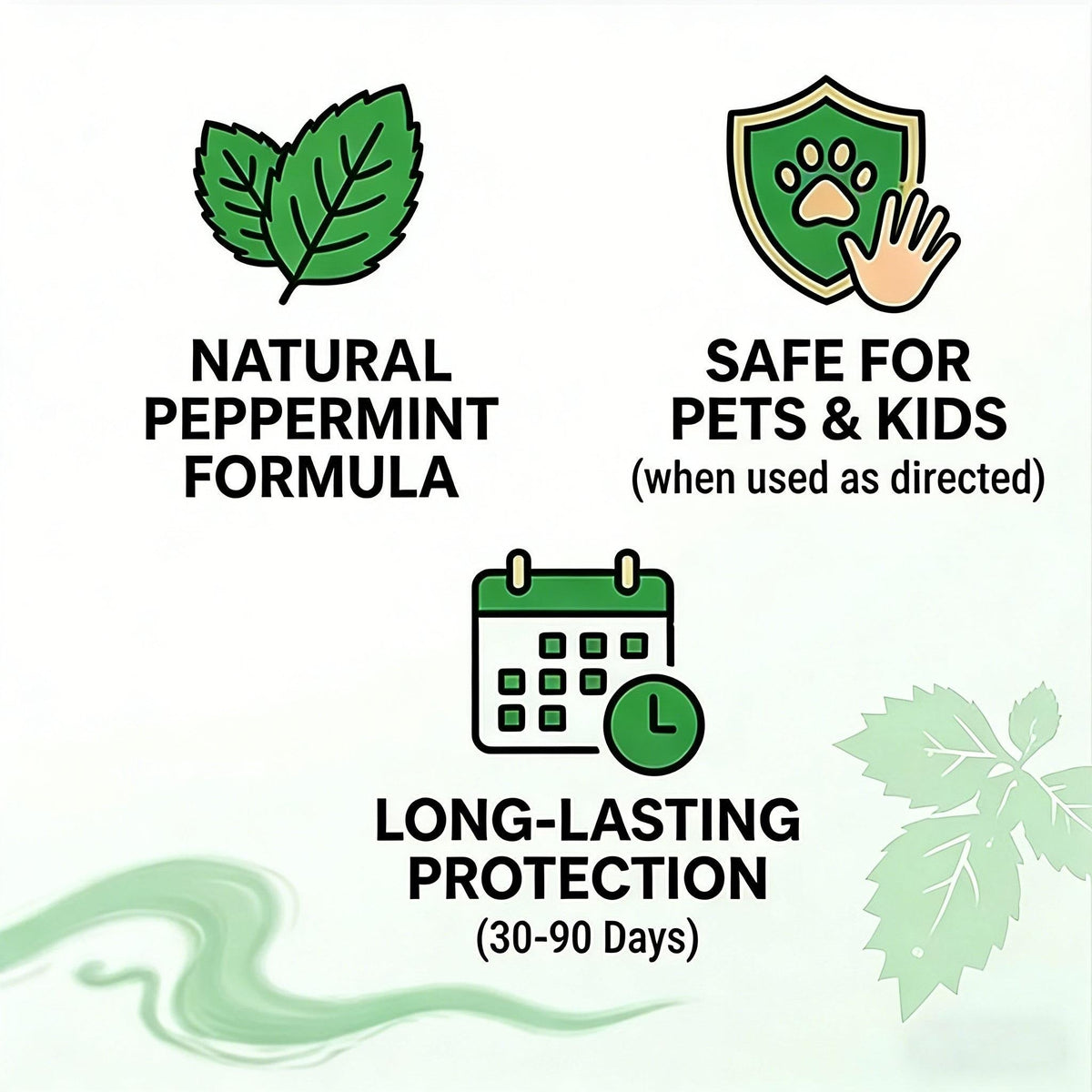 Natural Peppermint Rodent Repellent Tablets 10 Pack