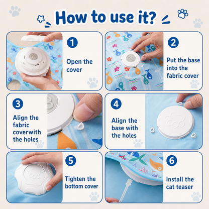 Smart Interactive Feather Cat Toy – Relieves Boredom and Encourages Active Play