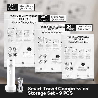 BBCute Cordless Vacuum Storage Compression Bag Set